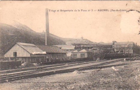 Auchel - Fosse n° 3 - 3 bis - 3 ter des mines de Marles (H)