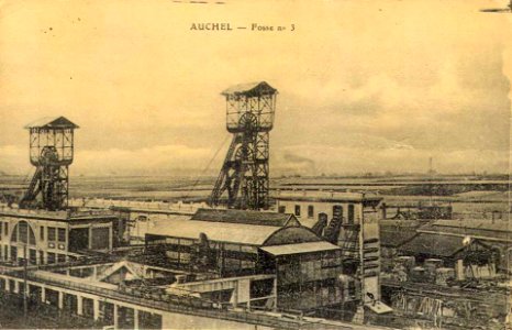 Auchel - Fosse n° 3 - 3 bis - 3 ter des mines de Marles (L) photo