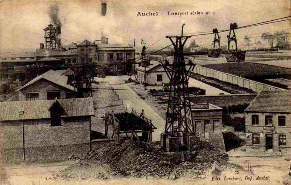 Auchel - Fosse n° 5 - 5 bis - 5 ter des mines de Marles (A)