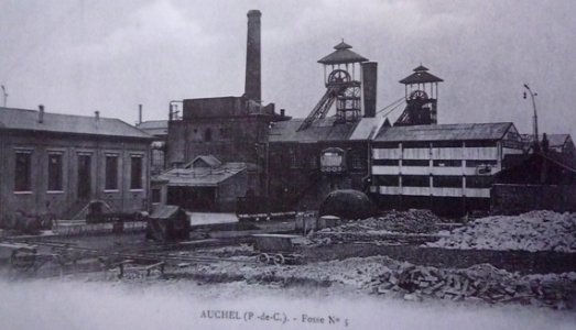 Auchel - Fosse n° 5 - 5 bis - 5 ter des mines de Marles (M)