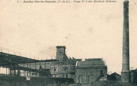 Auchy-les-Mines - Fosse n° 8 - 8 bis des mines de Béthune (C)