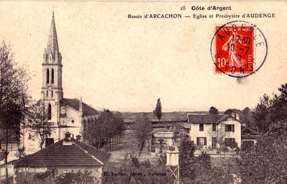 Audenge - église et presbytère