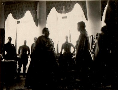 Audienz Sr. Exzellenz von KÖVESS mit Erzbischof SEREGGI im Regierungsgebäude. Aufgenommen in Skutari am 14. März 1916. (BildID 15532738)