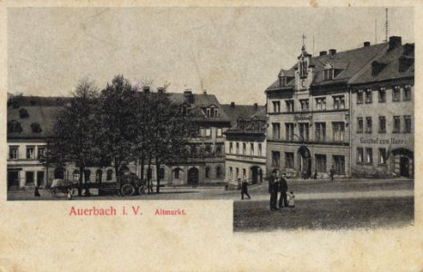 Auerbach (Vgtl.), Sachsen - Altmarkt (Zeno Ansichtskarten)