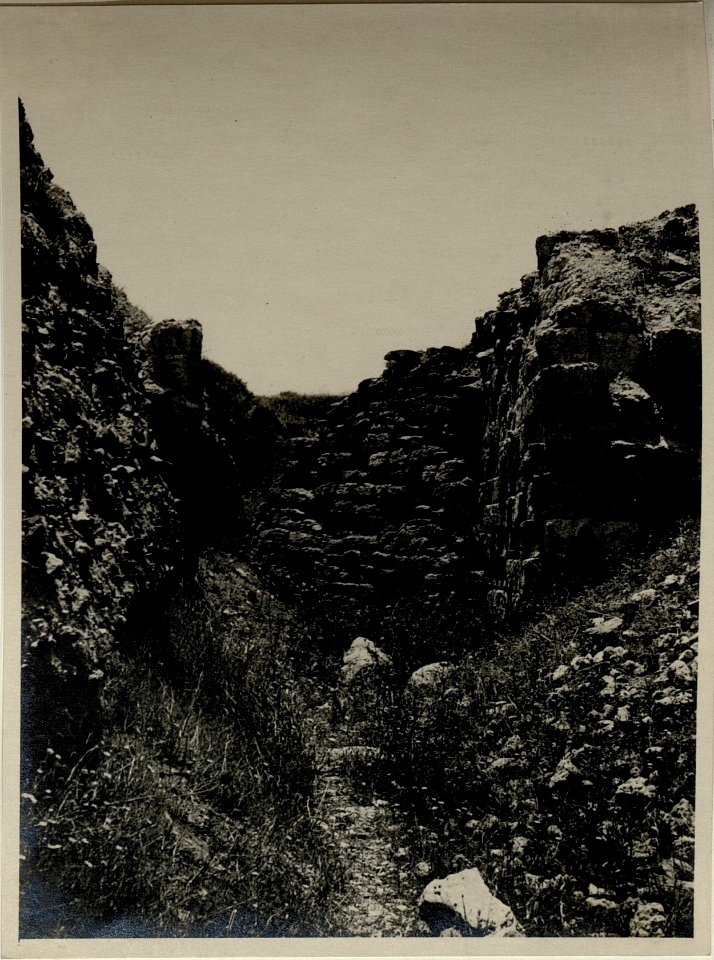 Auf die mykenische ist eine römische Mauer aufgesetzt, Troja (BildID 15545840)