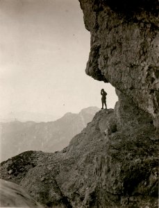 Auf der Westwand des Gr.Nabois. (21-8.1917.) (BildID 15801994)