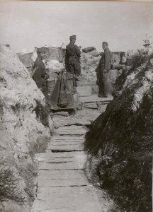 Auf Feldwache, Infanterieregiment 49 bei Wielick. (BildID 15693628)