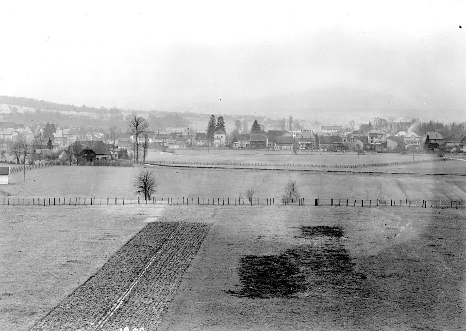 Aufnahme vom Zollhaus Boncourt Richtung Delle - CH-BAR - 3239349