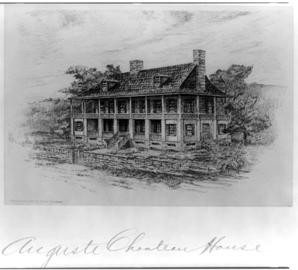 August Chouteau house. LCCN2017656825