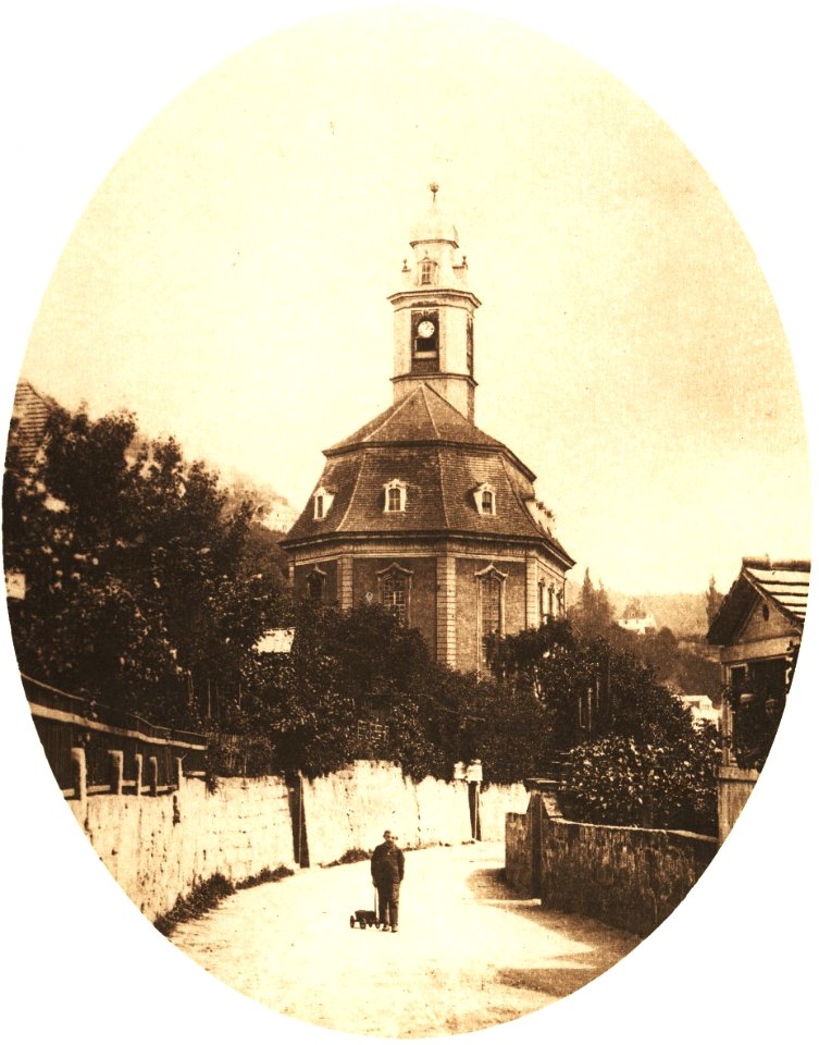 August Kotzsch - Loschwitzer Kirche um 1875