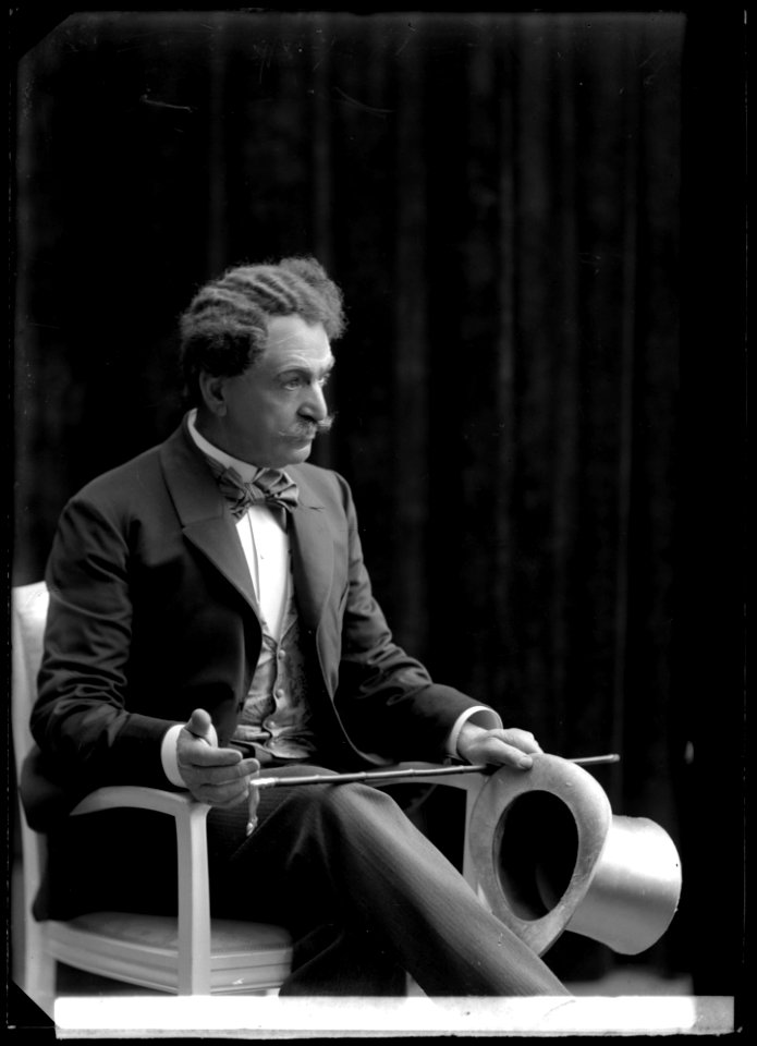 August Lindberg in Många vänner at Dramatiska teatern 1906 - SMV - GL068