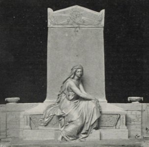 August Kraus - Entwurf für ein Grabdenkmal