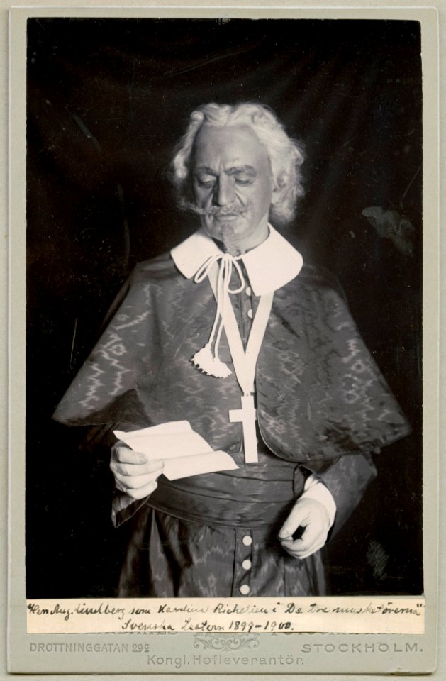 August Lindberg, rollporträtt - SMV - H11 002