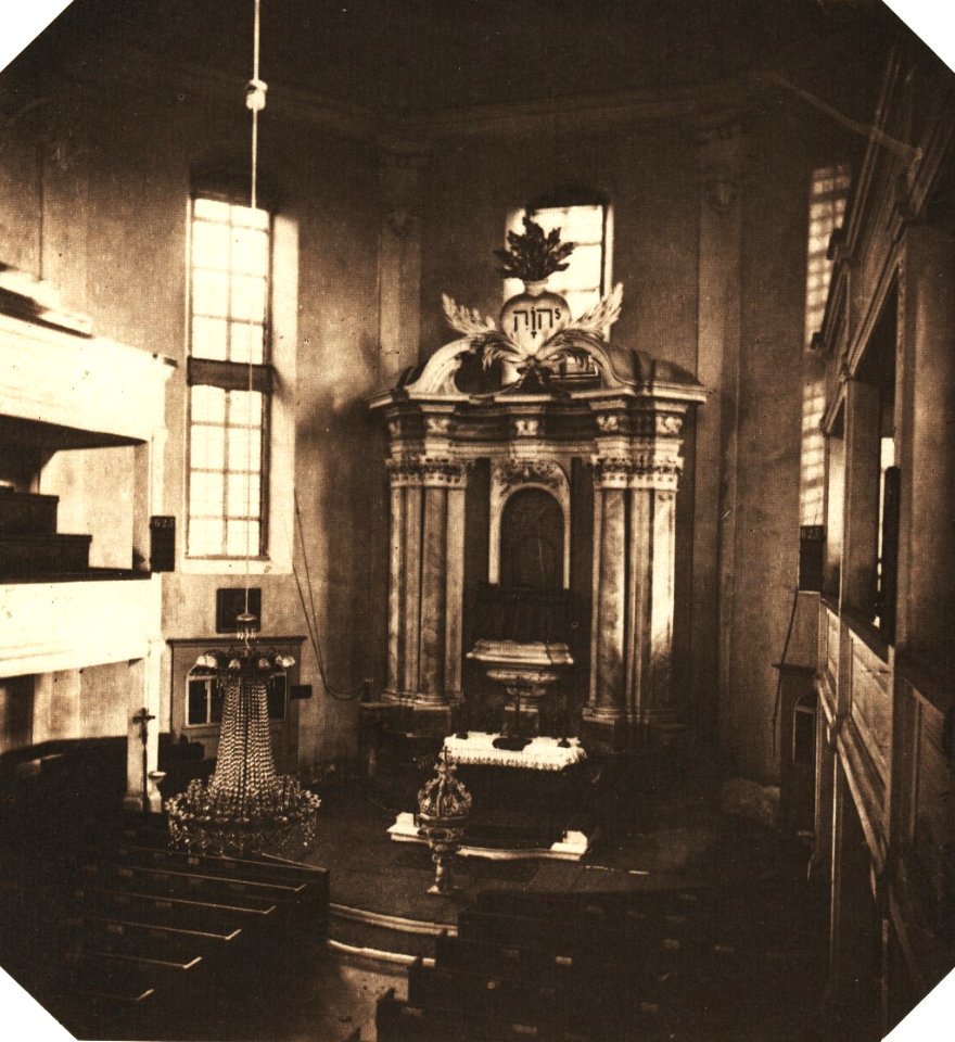 August Kotzsch - Inneres der Loschwitzer Kirche um 1875