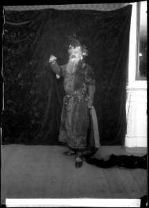 August Lindberg in Kung Lear at Dramatiska teatern 1907 - SMV - NL028
