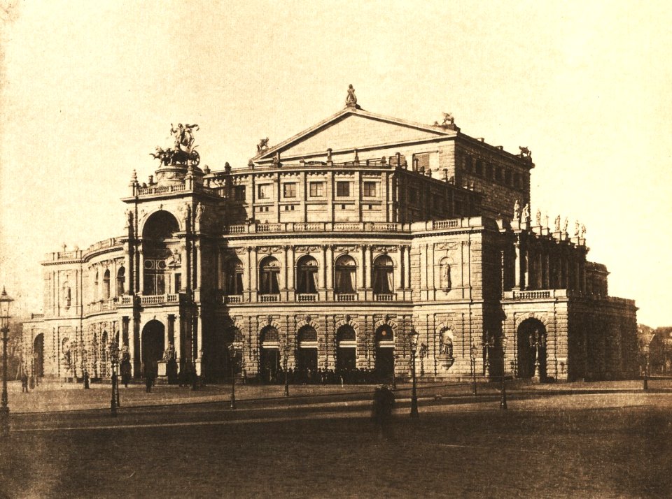 August Kotzsch - Semperoper nach 1880
