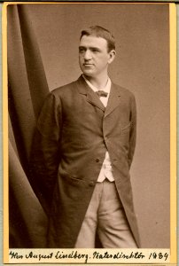 August Lindberg, porträtt - SMV - H5 077