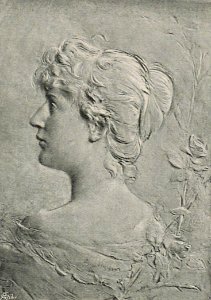 August Kraus - Bildnisrelief
