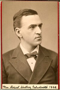 August Lindberg, porträtt - SMV - H5 076