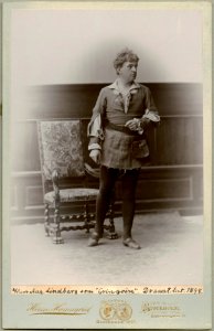 August Lindberg, rollporträtt - SMV - H5 078