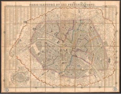 Auguste Logerot, Paris illustré et ses fortifications, 1847 - e-rara