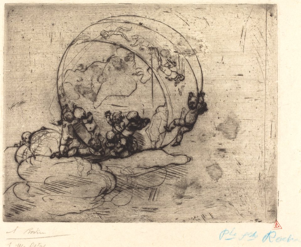 Auguste Rodin - Les Amours Conduisant le Monde
