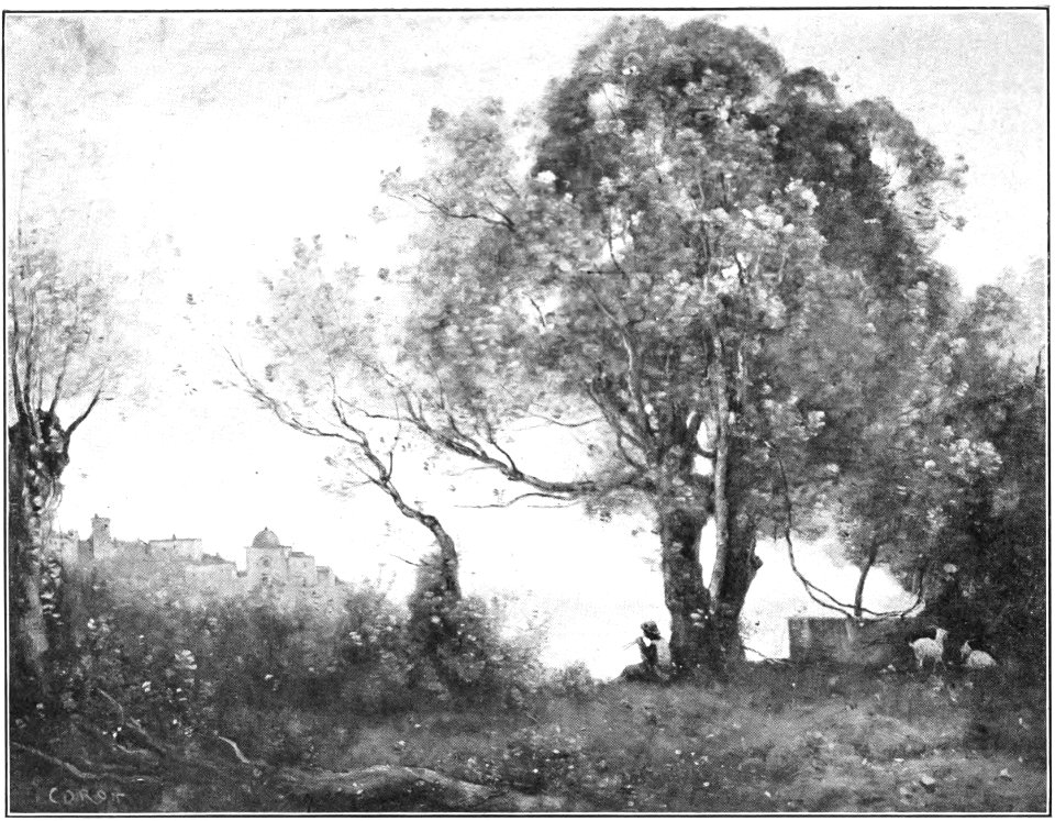 Auguste Rodin Corot Paysage Italie Gsell 219