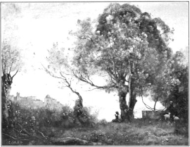 Auguste Rodin Corot Paysage Italie Gsell 219