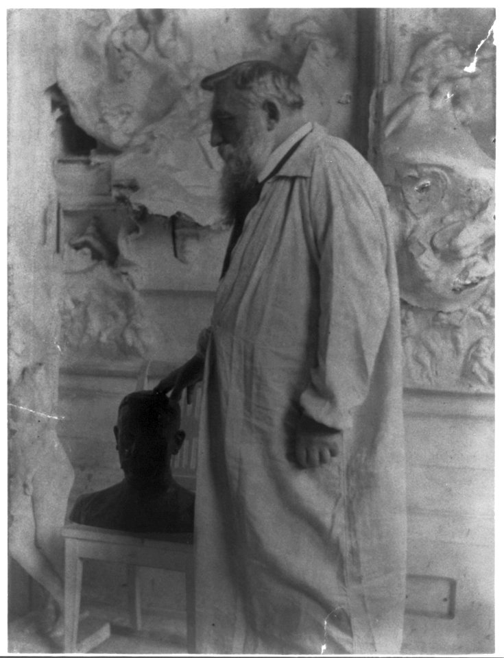 Auguste Rodin, three-quarter length portrait LCCN2004674404
