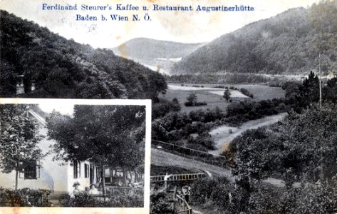 Augustinerhütte (Helenental) um 1912