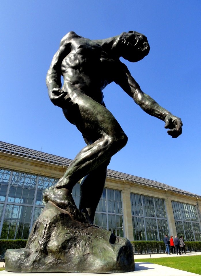 Auguste Rodin, 1881-ca.1904, L'Ombre (The Shadow), bronze, Jardin des Tuileries, Paris. DSC09232