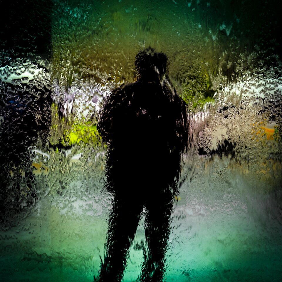 Silhouette glass water
