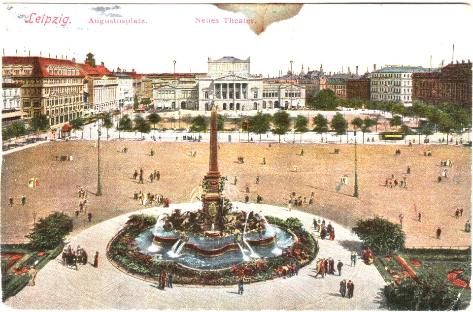Augustusplatz - Leipzig, 1925 (1)