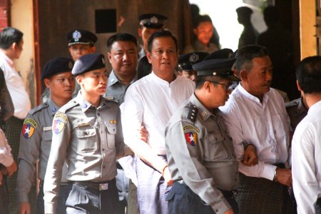 Aung Win Zaw and Kyin Lin