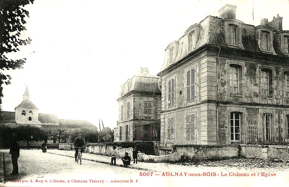Aulnay-sous-Bois.Château et église