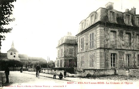 Aulnay-sous-Bois.Château et église