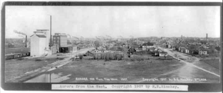 Aurora, Mo., from the west LCCN2006684469