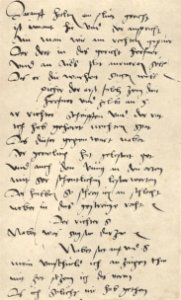 Aus der Handschrift des Hans Sachs