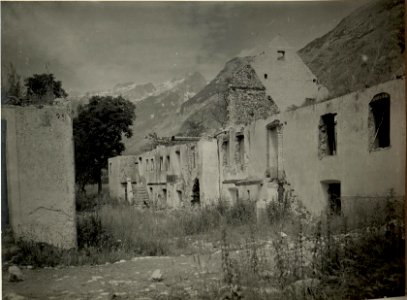 Aus. KERSCHOVEC Hintergrund Mt. Canin. Aufgenommen am 4. Juni 1916. (BildID 15478892)