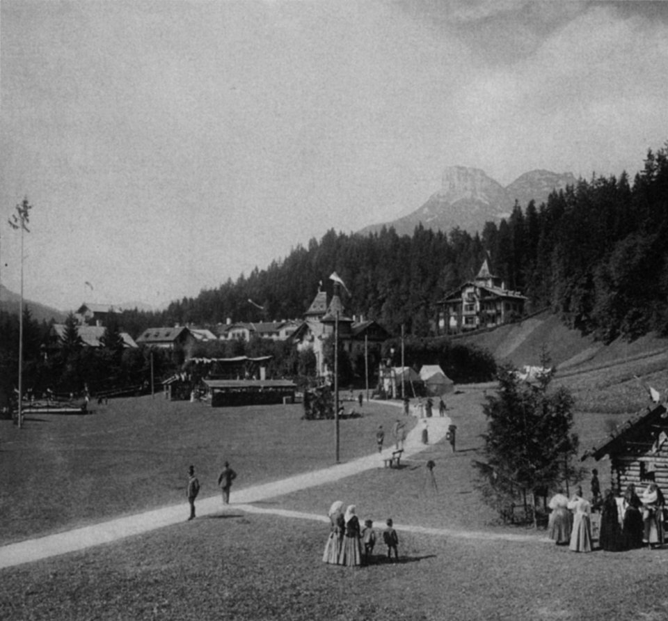 Aussee - Festwiese gegen den Loser - 1902