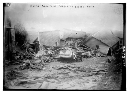 Austin-Dam Flood, wreck of School House LCCN2014689756 photo