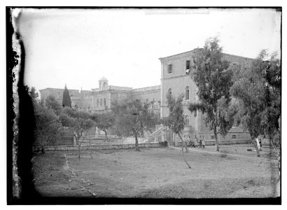 Austrian Military Hospital, Ratisbonne Monastery, Jerusalem LOC matpc.08154