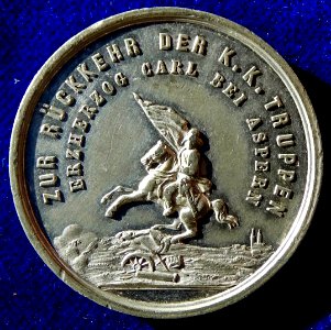 Austrian Medal 1864 (ND), Gablenz's return to Vienna after the Second Schleswig War, reverse