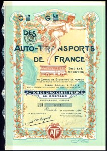 Auto-Transports de France 1921