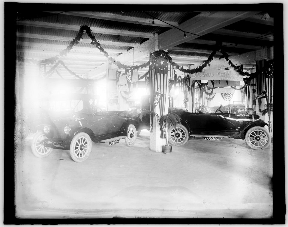 Automobile showroom- Allen- The Henderson Rowe Auto Co. LCCN2016824367