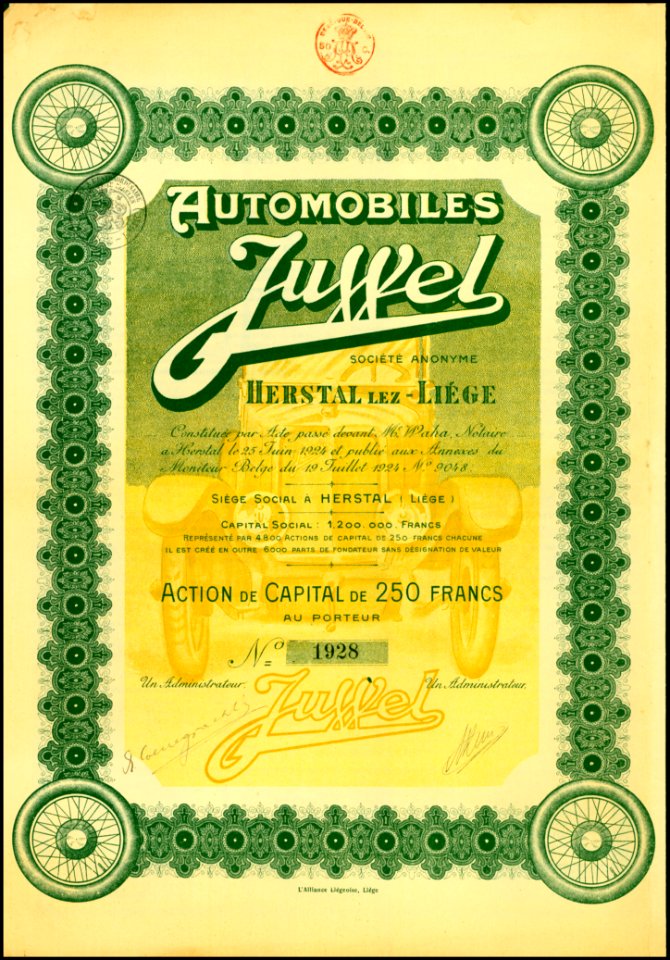 Automobiles Juwel 1924