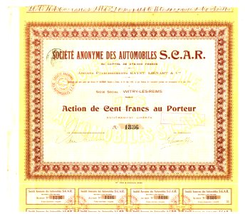 Automobiles SCAR 1912