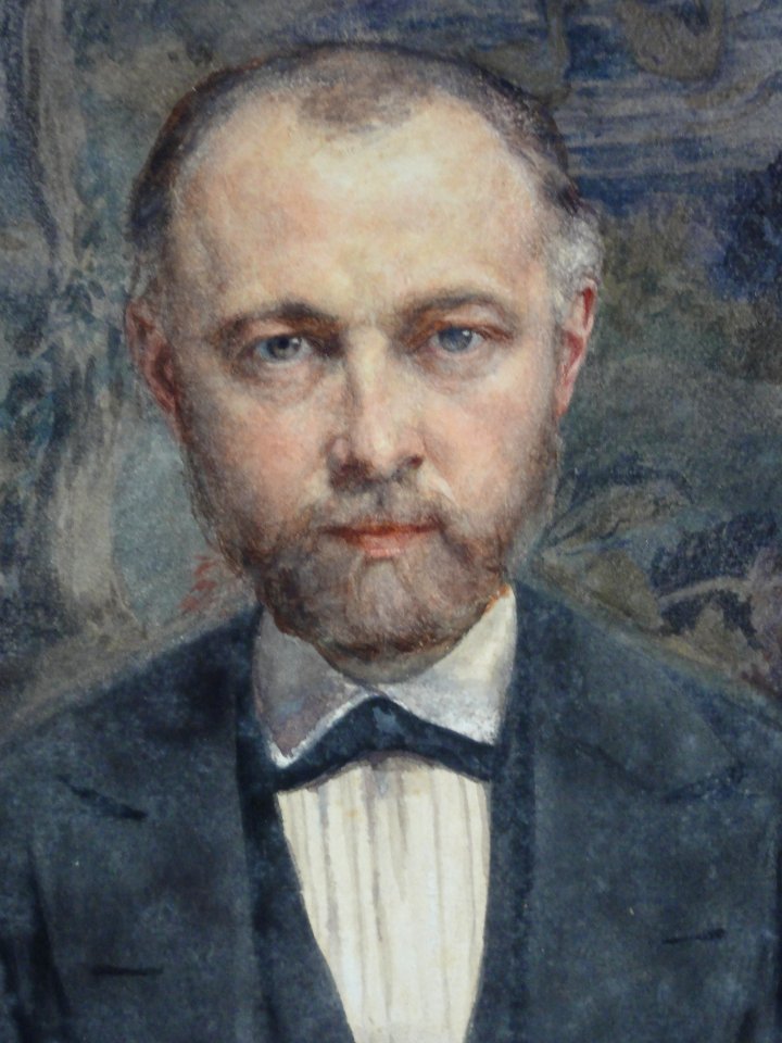 Autoportrait de face 1877