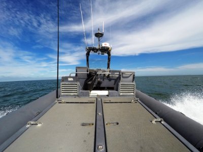 Autonomous Swarmboats 160930-N-PO203-674