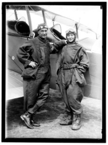 AVIATION, ARMY. MAJ. H.J.F. MILLER AND MRS. EYMAN LCCN2016869845